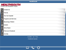 Tablet Screenshot of healthsouthpanamacity.com